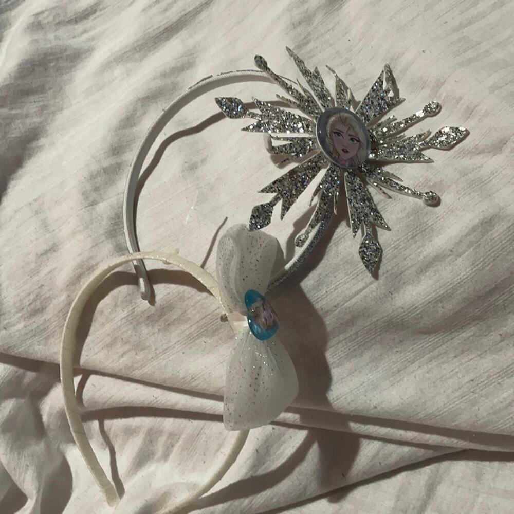 Girls frozen headbands set of two nwot